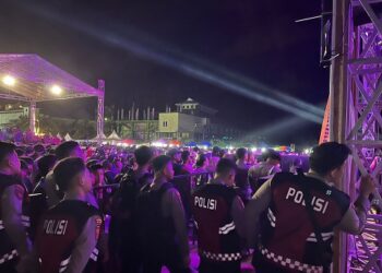 Polres Bontang amanan pentupan Festival Kebangsaan 2024 Kota Bontang