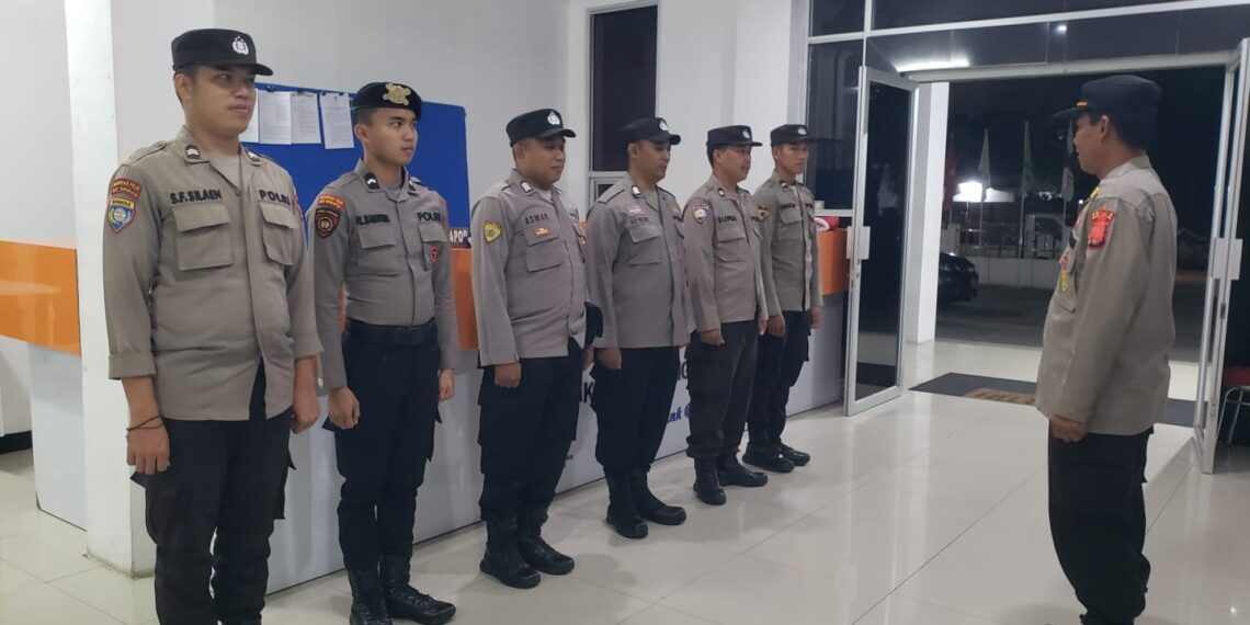 Pengamanan KPU Kota Bontang Berlangsung Aman dan Kondusif