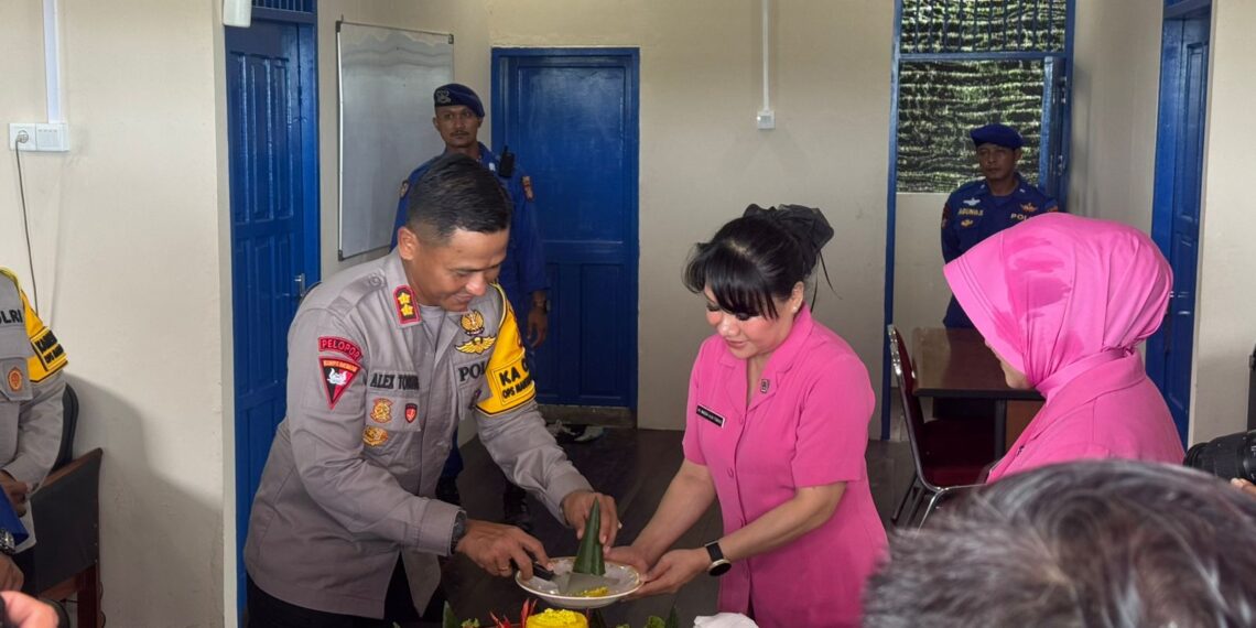 Resmikan Pos Penolong Muara Berau Polairud, Kapolres Bontang Tekankan Pentingnya Pelayanan Publik