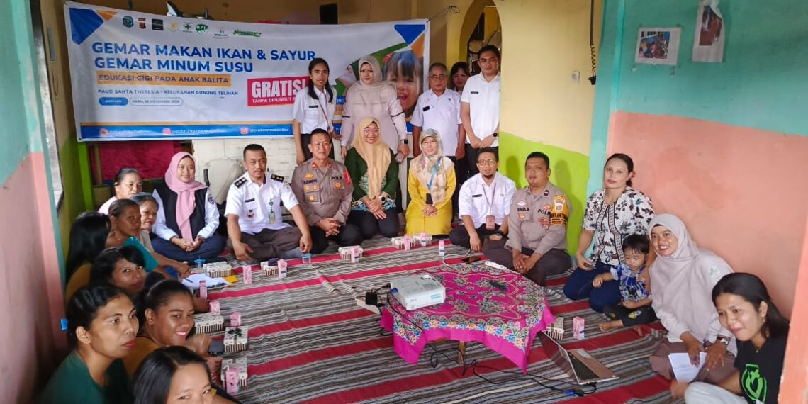 Dukung Pendidikan Anak Sehat dan Cerdas, Polsek Bontang Barat Gelar Program Makan Bergizi Gratis di Paud Santa Theresa,