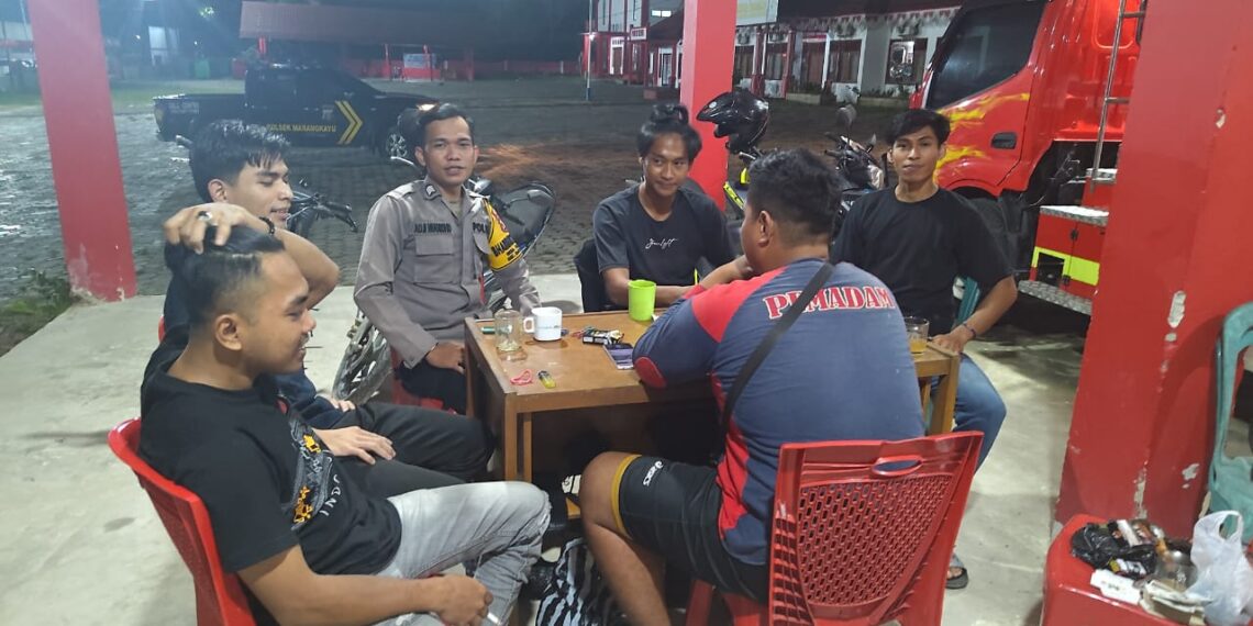 Bhabinkamtibmas Desa Santan Ilir Laksanakan Cooling System ,dan  Cipkon,  untuk Menjaga Kamtibmas