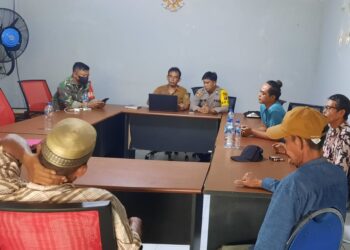 Upaya Kamtibmas, Bhabinkamtibmas Desa Salo Cella Brigpol Rudiamsyah Laksanakan Cooling System dan Cipta Kondisi Jelang Sidang Pleno Pilkada Kota Bontang