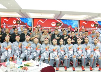 Lepas Tim Taekwondo Garbha Presisi Ke Vietnam, Irwasum Polri: Jaga Nama Baik Institusi dan Negara, Junjung Sportivitas