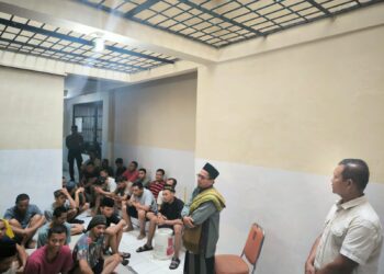 Polres Bontang Gelar Binrohtal Tahanan, Motivasi Iman dan Taqwa di Rutan Polres Bontang