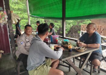 Bhabinkamtibmas Kelurahan Bontang Baru Laksanakan Cooling System Pasca Sidang Pleno Pilkada 2024