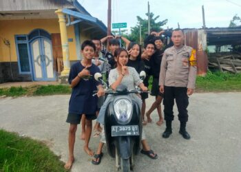 Bhabinkamtibmas Kelurahan Tanjung Laut Indah Laksanakan Cooling System Pasca Sidang Pleno Pilkada