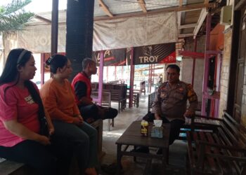 Bhabinkamtibmas Desa Santan Ulu Laksanakan Cooling System dan Silaturahmi dengan Warga RT.08