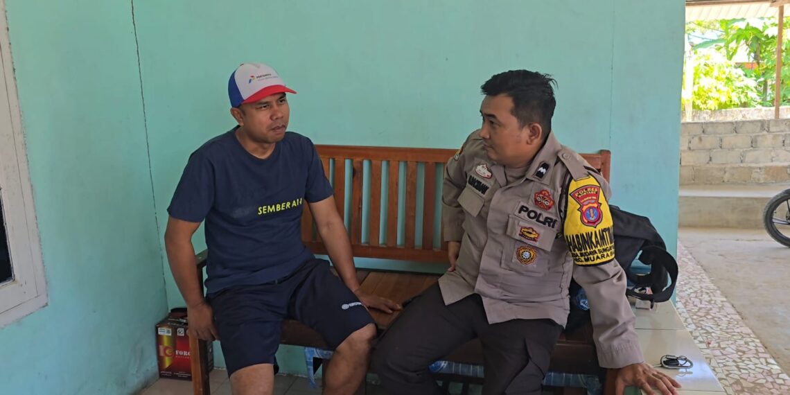 Langkah Cooling system, Bhabinkamtibmas Desa Budaya Sungai Bawang Sambang Kunjungan dan Himbauan Kamtibmas Pasca Pilkada