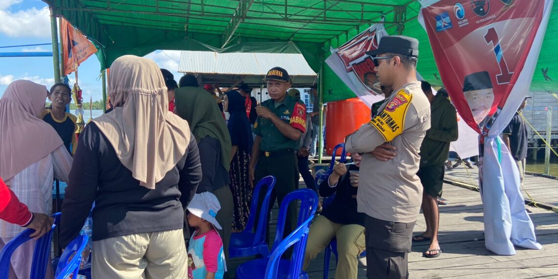 Bhabinkamtibmas Desa Saliki Laksanakan Cooling System dan Cipta Kondisi di Desa Saliki