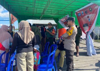 Bhabinkamtibmas Desa Saliki Laksanakan Cooling System dan Cipta Kondisi di Desa Saliki