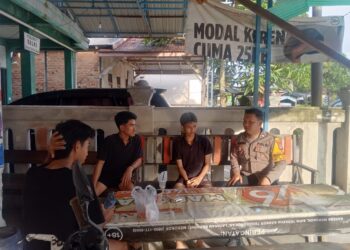 Bhabinkamtibmas Desa Gas Alam Badak 1 Laksanakan Cooling System dan Cipta Kondisi di RT 10 Desa Gas Alam