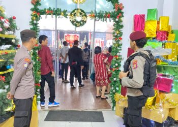 Pengamanan Ibadah Natal di Gereja GKII Desa Budaya Sungai Bawang, Situasi Aman dan Kondusif