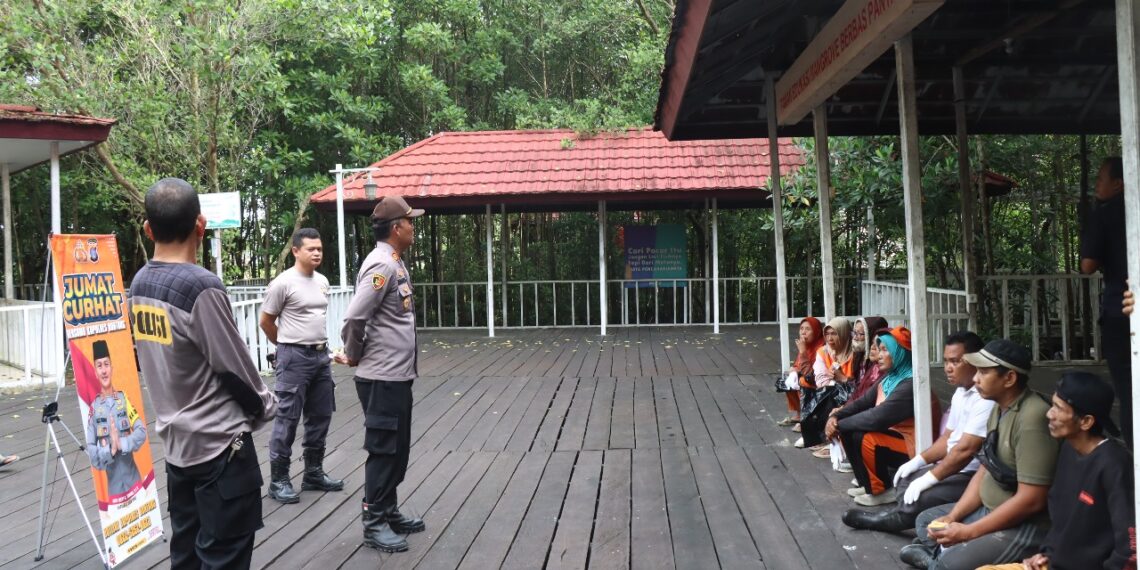 Upaya preventif, Polres Bontang Gelar Kegiatan Jumat Curhat tentang bahaya dampak Narkoba