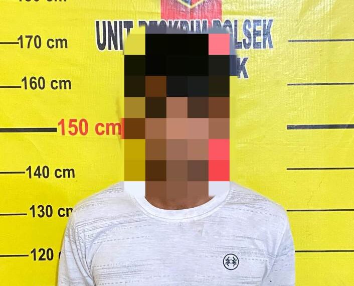 Polsek Muara Badak Amankan Terduga Pelaku Pencurian di Warung Sembako