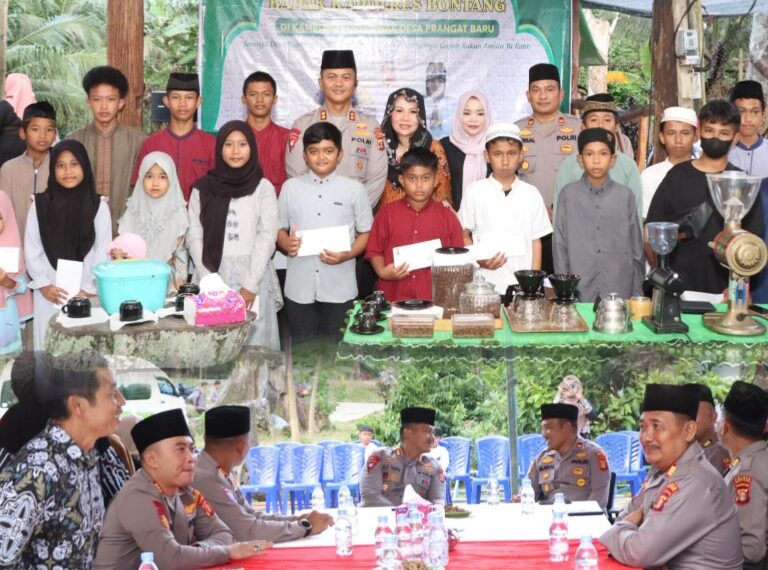 Jalin Silaturahmi, Kapolres Bontang laksanakan Buka Bersama di Desa Prangat Baru