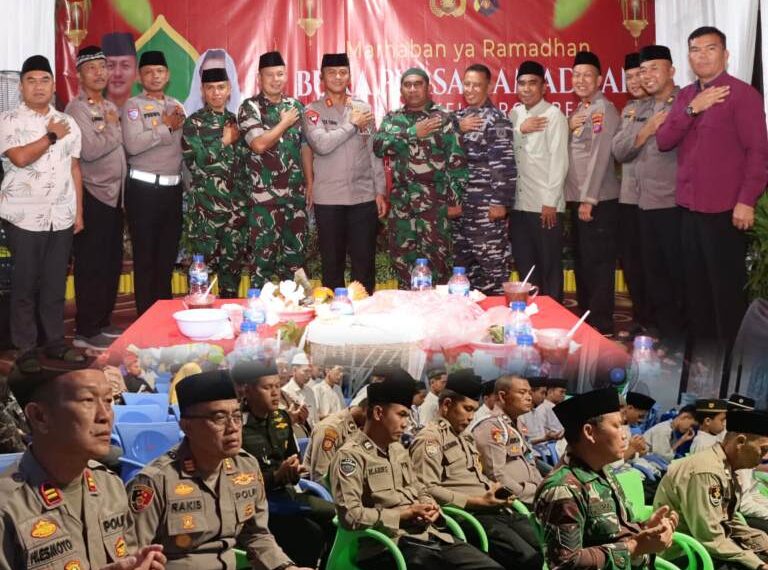 TNI-Polri Dan Pemerintah Solid : Kapolres Bontang Gelar Buka Puasa Bersama
