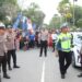 Warnai Hari Buruh Internasional : Polres Bontang amankan kegiatan Jalan Santai Bersama Buruh Dan Masyarakat