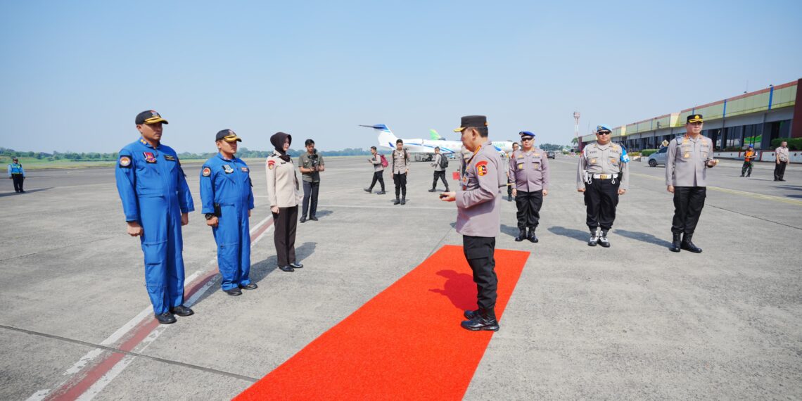 Kapolri Bertolak ke Lampung Groundbreaking SPPG Polri