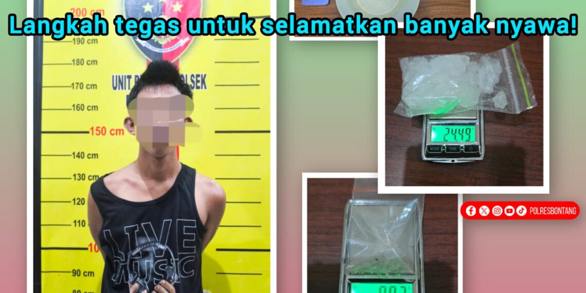 Aksi Dini Hari ! Polsek Muara Badak Bekuk Pengedar Sabu 25 Gram di Jalur Poros Samarinda