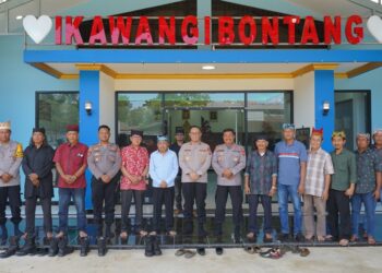 Sinergi untuk kamtibmas : Kapolres Bontang Silaturahmi dengan Paguyuban Ikawangi Bontang