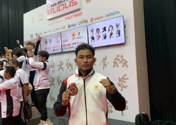 Bripda Fachoiru Zaman Harumkan Nama Polresta Samarinda, Sabet Medali Perunggu di PON Beladiri Kudus 2025