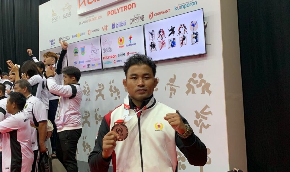 Bripda Fachoiru Zaman Harumkan Nama Polresta Samarinda, Sabet Medali Perunggu di PON Beladiri Kudus 2025