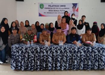 Bhabinkamtibmas Bunga Putih monitoring dan hadiri Pelatihan UMKM untuk Meningkatkan Keterampilan Warga binaan