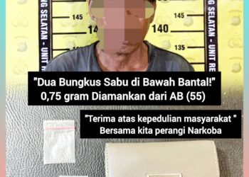 Patroli Malam Berujung Penangkapan, Polisi Amankan Terduga Dan Barang Bukti Sabu