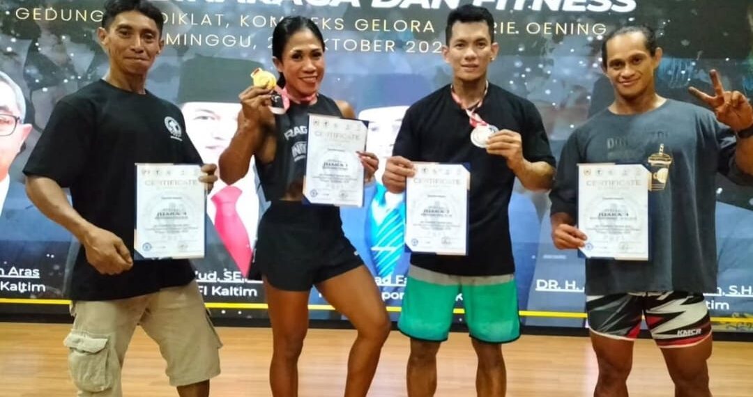 Brigadir Isman Yudhi Ukir Prestasi, Brimob Kaltim Raih Juara 2 Bodybuilding Kualifikasi Porprov 2025