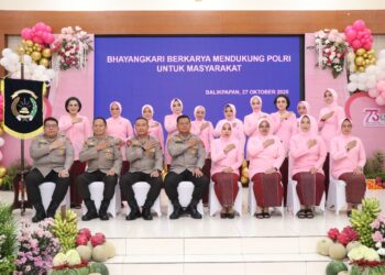 Peringati HKGB 2025, Bhayangkari Daerah Kaltim Gelar Acara Puncak dan Berikan Penghargaan kepada Pengurus Berprestasi