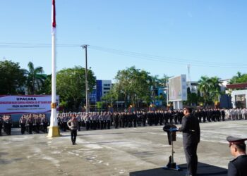 Kapolda Kaltim Pimpin Upacara Sumpah Pemuda ke-97 di Polresta Balikpapan