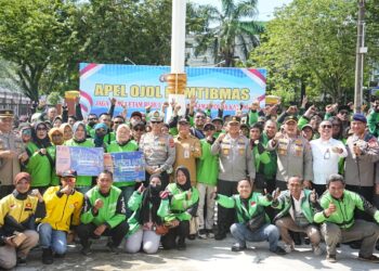 Apel Ojol Kamtibmas, Kapolda Kaltim Ajak Pengemudi Ojek Online Perkuat Persatuan Jaga Keamanan