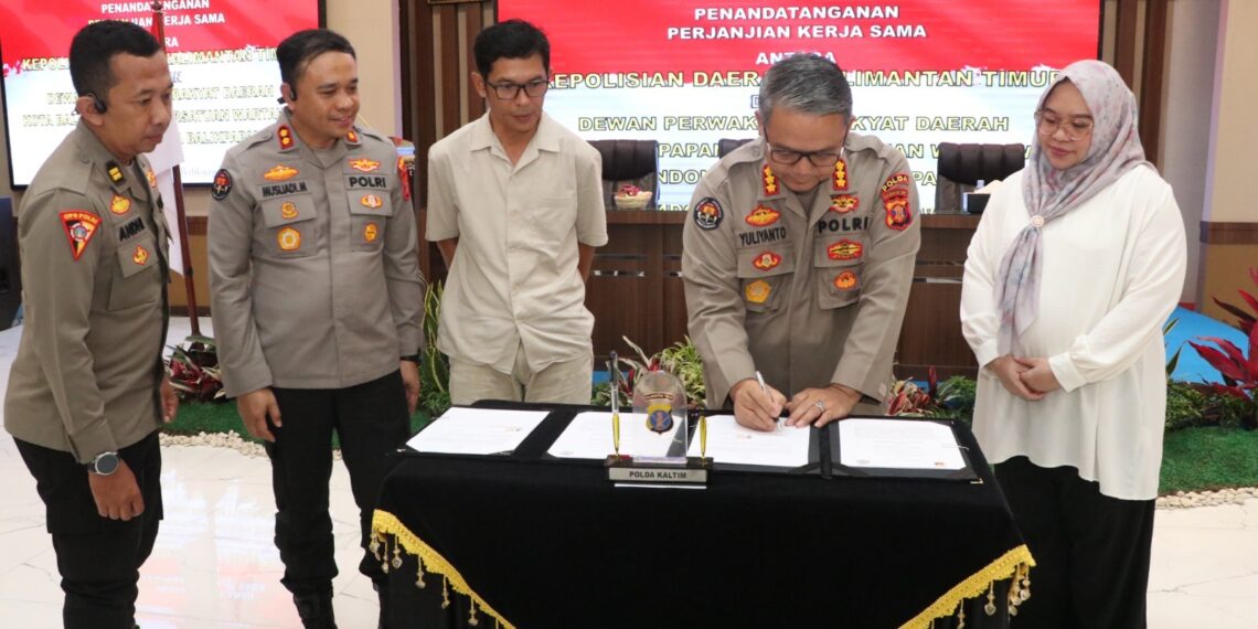 Polda Kaltim, DPRD Balikpapan, dan PWI Balikpapan Jalin Kerja Sama Untuk Penguatan Informasi Publik
