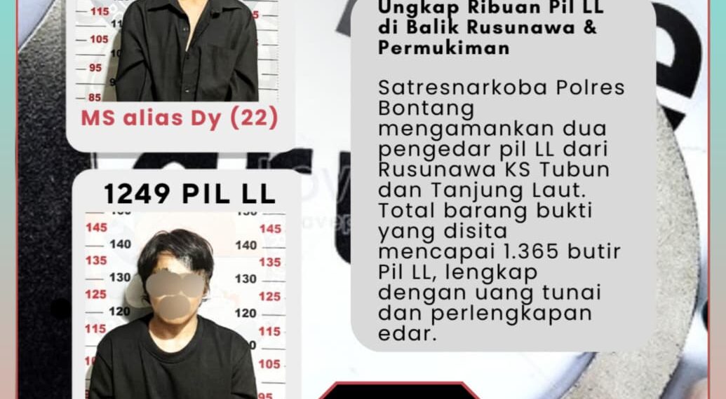 Ungkap Ribuan Pil LL Di Balik Rusunawa Dan Pemukiman