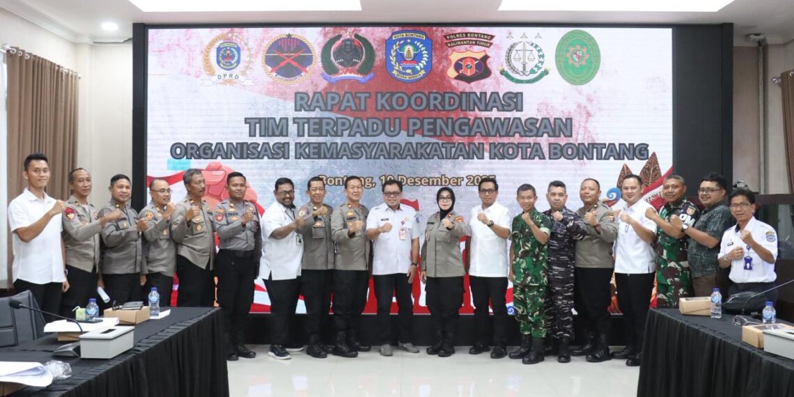 Rapat Koordinasi Tim Terpadu Pengawasan Organisasi Kemasyarakatan Kota Bontang