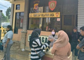 Polres Aceh Tamiang Tetap Layani Masyarakat Meski Mako Berlumpur Akibat Banjir