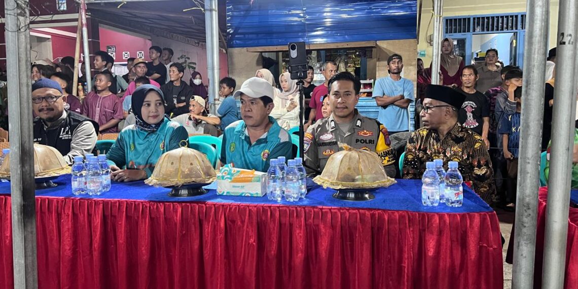 Bhabinkamtibmas Badak Baru Hadiri Final Tournament Volley, Jaga Keamanan dan Kelancaran Acara