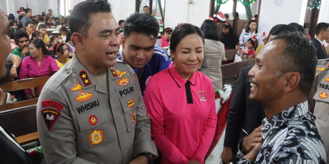 Hadir Membawa Harapan, Kapolda Sumut Rayakan Natal Bersama Korban Bencana di Tapanuli Selatan