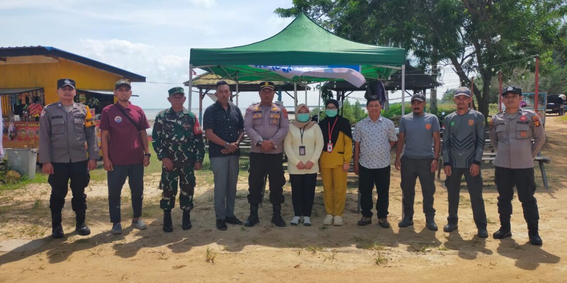 Libur Nataru Aman, Polsek Marangkayu Siagakan Posko Wisata di Desa Kersik